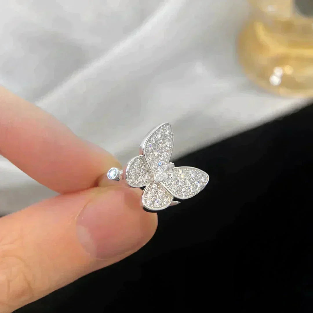 ??MIRA?¡¥BUTTERFLY DIAMOND RING