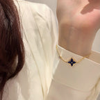 ??MIRA?¡¥COLOR STAR PINK GOLD DIAMOND BRACELET