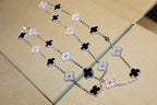 ??MIRA?¡¥CLOVER 20 MOTIFS ONYX DIAMOND SILVER