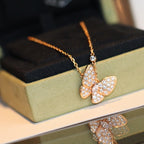 ??MIRA?¡¥BUTTERFLY DIAMOND NECKLACE