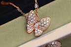 ??MIRA?¡¥BUTTERFLY DIAMOND NECKLACE