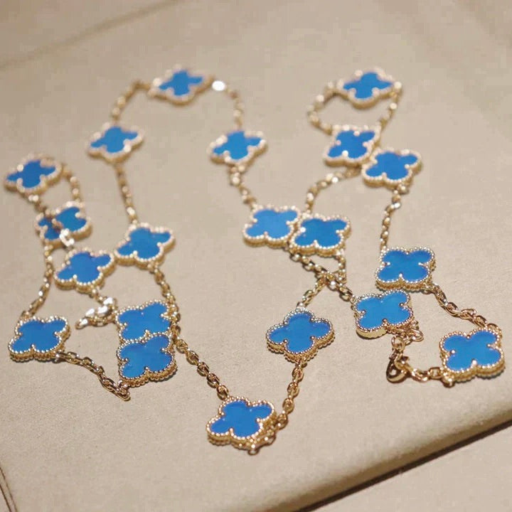 ??MIRA?¡¥CLOVER 20 MOTIFS TURQUOISE GOLD