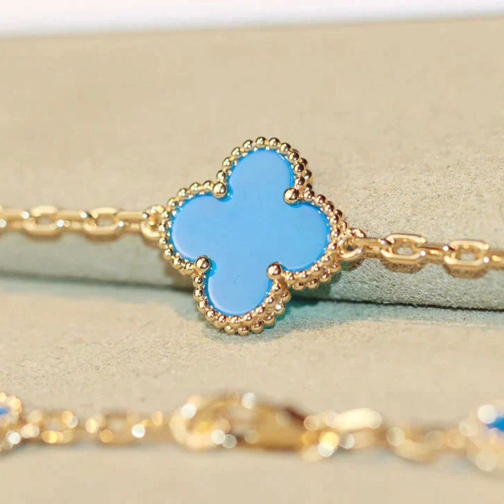 ??MIRA?¡¥CLOVER 20 MOTIFS TURQUOISE GOLD