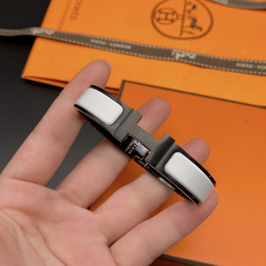 ??MIRA?¡¥H BRACELET 12MM BLACK WHITE CERAMIC