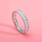 ??MIRA?¡¥PERLEE DIAMOND SILVER RING