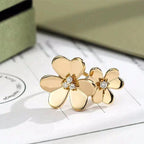 ??MIRA?¡¥CLOVER COMOS GOLD DIAMOND RING