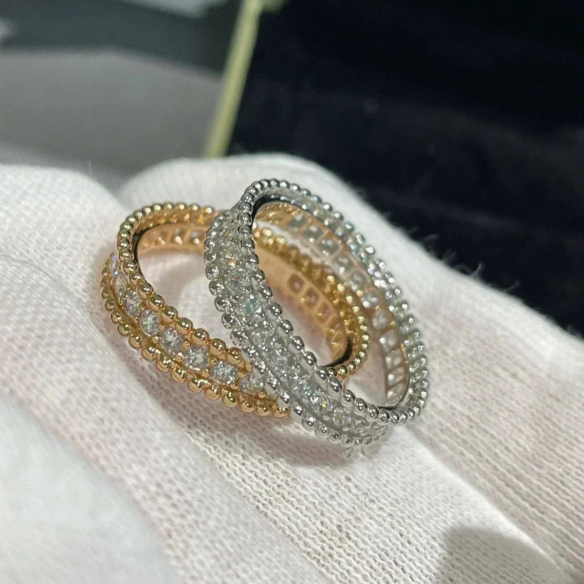 ??MIRA?¡¥PERLEE DIAMOND ROSE GOLD RING