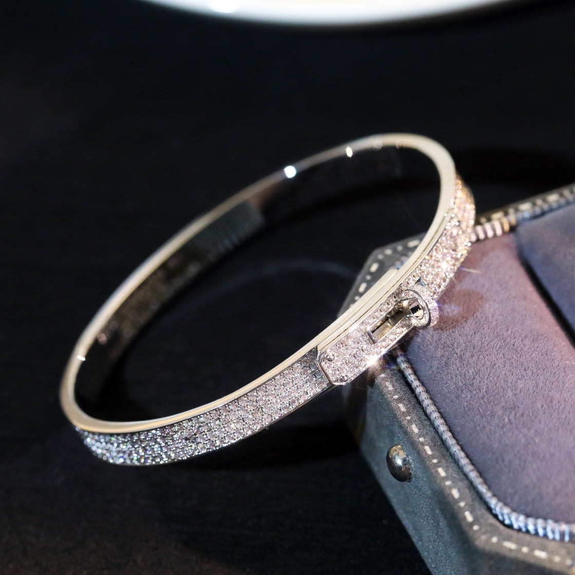 ??MIRA?¡¥KELLY BRACELET DIAMOND PAVED