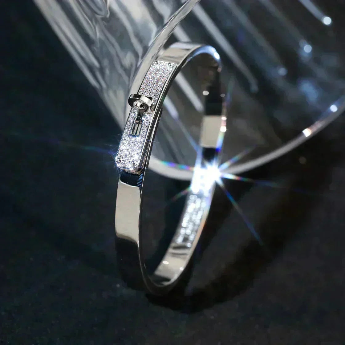 ??MIRA?¡¥KELLY SILVER DIAMOND BRACELET