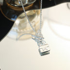 ??MIRA?¡¥POP H PEDANT SILVER NECKLACE