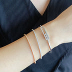 ??MIRA?¡¥MINI DIAMOND TENNIS BRACELET