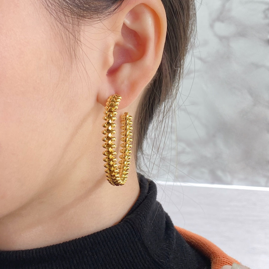 ??MIRA?¡¥CLASH HOOP EARRINGS
