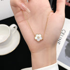 ??MIRA?¡¥LUCKY SPRING ROSE GOLD MOP BRACELET