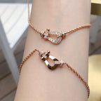 ??MIRA?¡¥FORCE 10 PINK GOLD DIAMOND NECKLACE