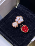 ??MIRA?¡¥LUCKY 3 MOTIF ROSE GOLD RING