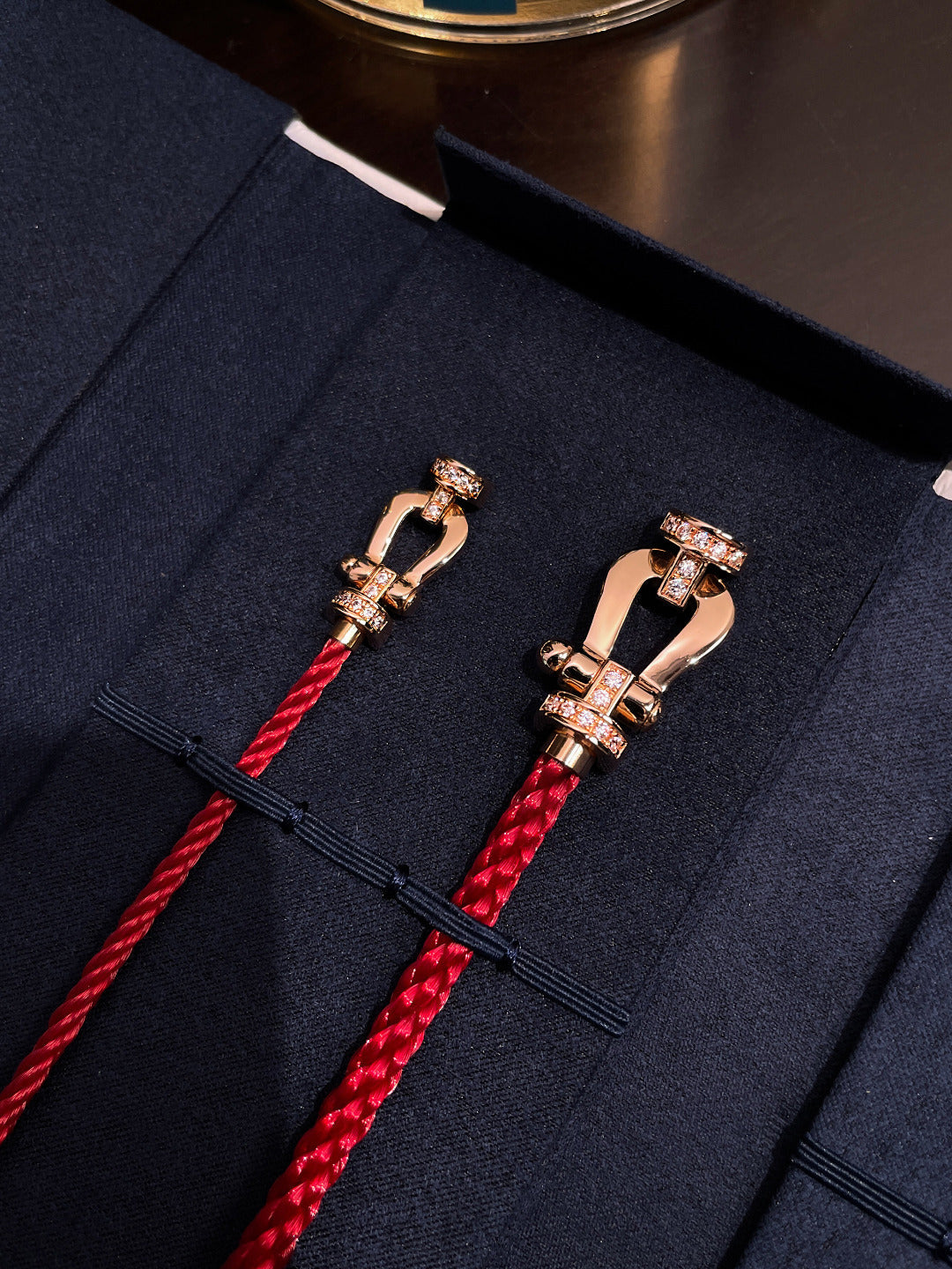 ??MIRA?¡¥FORCE 10 HALF DIAMOND PINK GOLD RED CORDERI LARGE AND MEDIUM MODEL