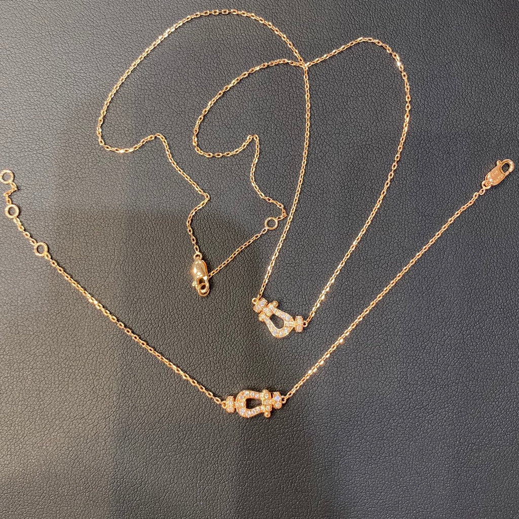 ??MIRA?¡¥FORCE 10 DIAMOND PINK GOLD NECKLACE MINI MODEL