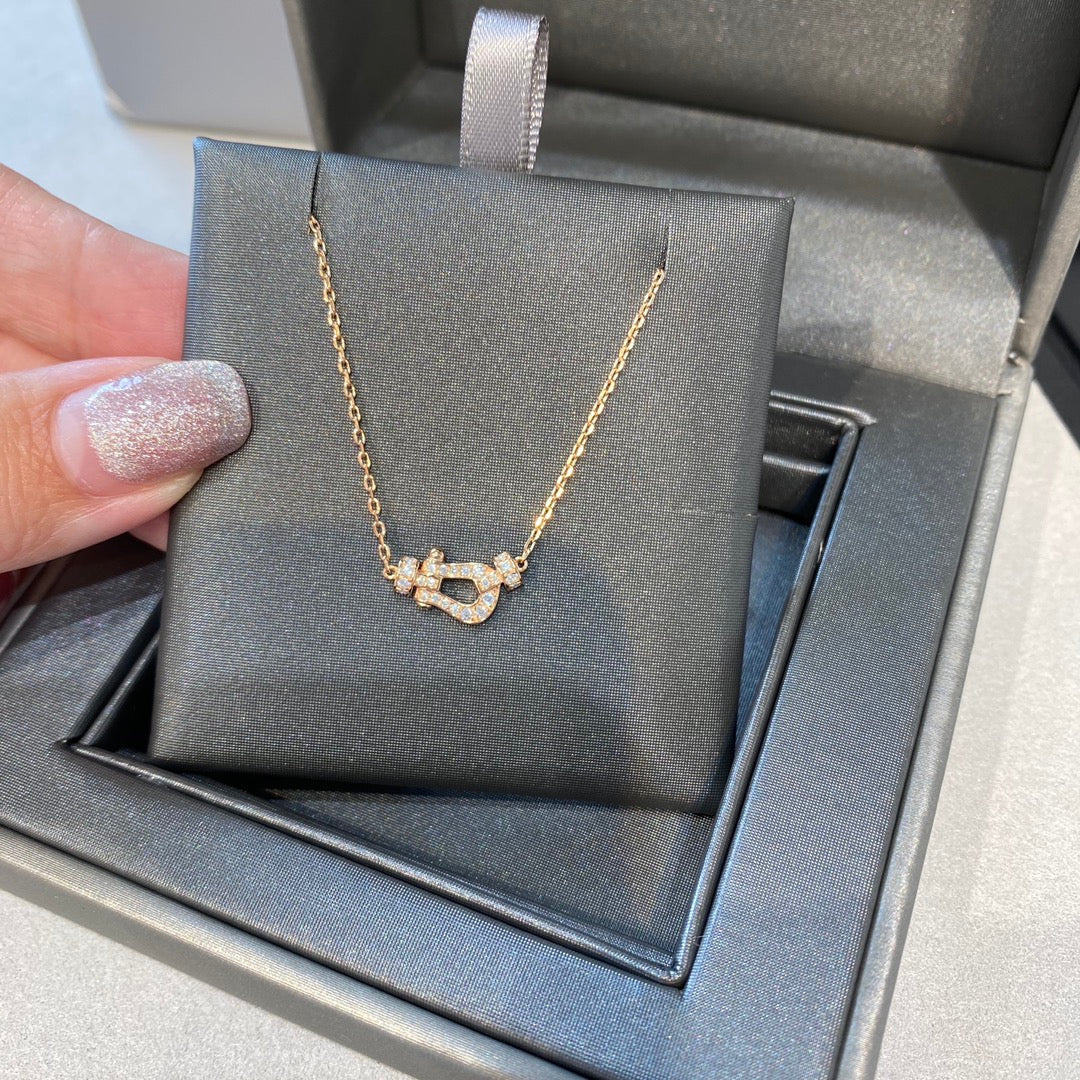 ??MIRA?¡¥FORCE 10 DIAMOND PINK GOLD NECKLACE MINI MODEL