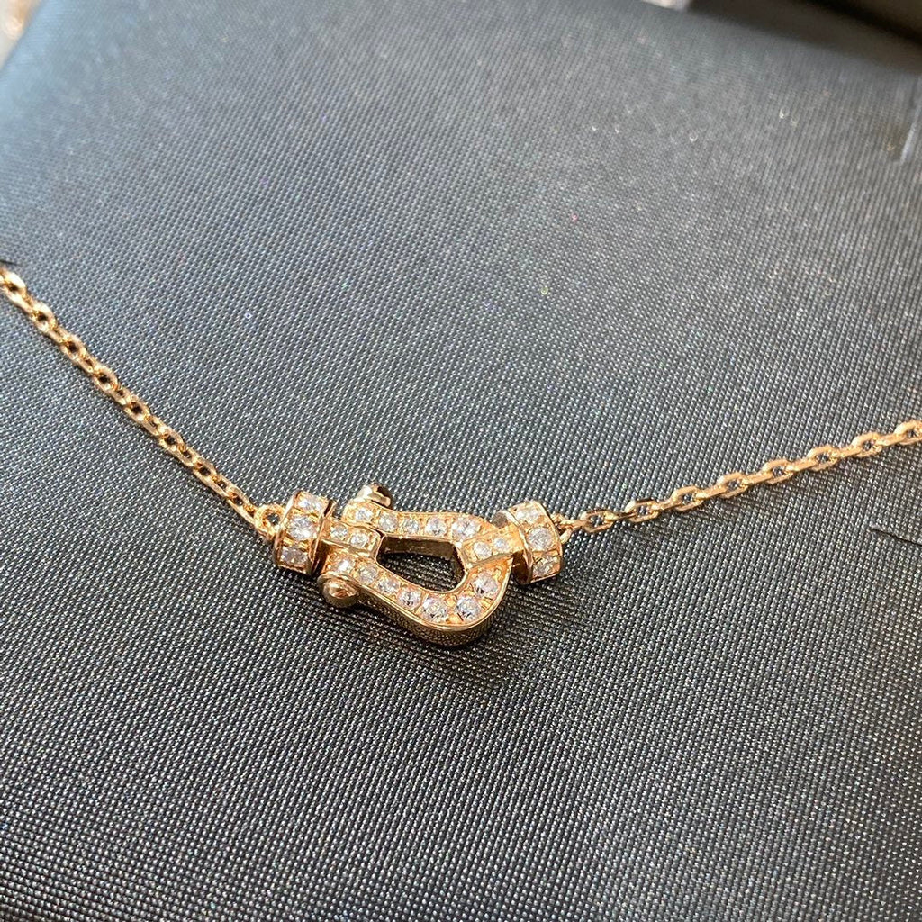 ??MIRA?¡¥FORCE 10 DIAMOND PINK GOLD NECKLACE MINI MODEL