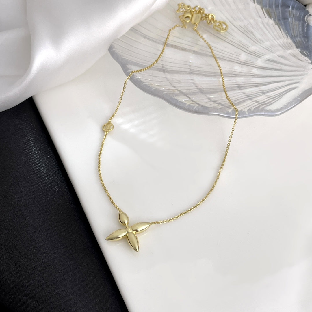 ??MIRA?¡¥LOUISETTE GOLD NECKLACE