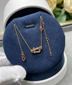 ??MIRA?¡¥FORCE 10 DIAMOND PINK GOLD NECKLACE