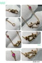 ??MIRA?¡¥FORCE 10 DIAMOND PINK GOLD NECKLACE