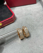 ??MIRA?¡¥LOVE 5.5MM DIAMOND PAVED EARRINGS