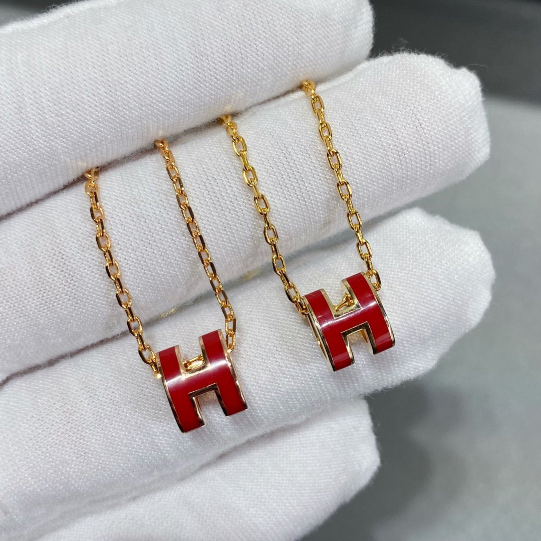 ??MIRA?¡¥MINI POP H NECKLACE