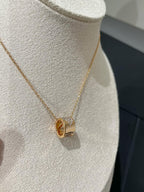 ??MIRA?¡¥LIENS EVIDENCE DIAMOND PAVED NECKLACE