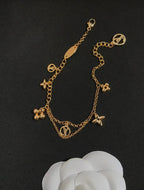 ??MIRA?¡¥BLOOMING PINK GOLD MOP BRACELET