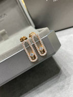 [MIRA] MOVE UNO STUD DIAMOND PAVED EARRINGS