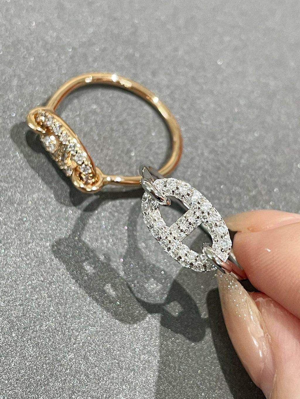 ??MIRA?¡¥RONDE SMALL DIAMOND RING