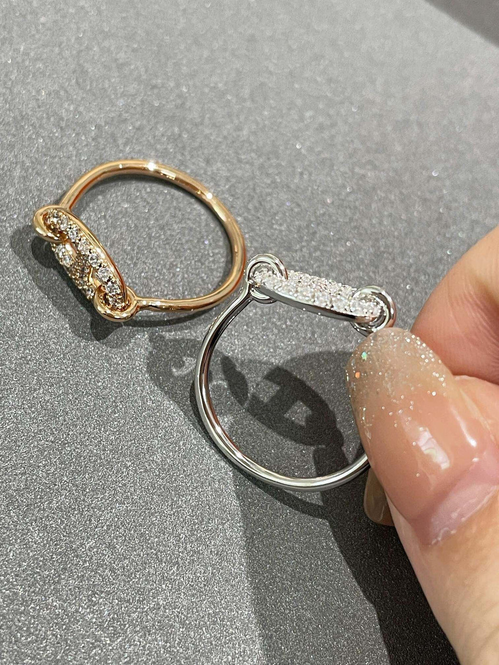 ??MIRA?¡¥RONDE SMALL DIAMOND RING