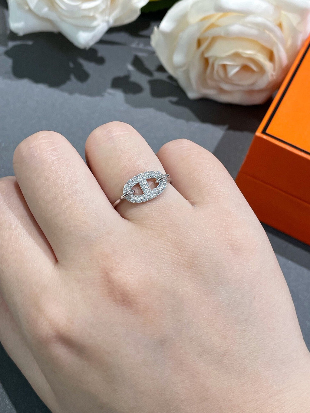 ??MIRA?¡¥RONDE SMALL DIAMOND RING