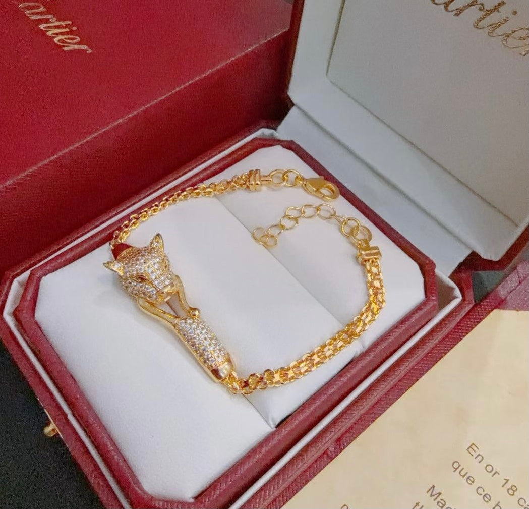 ??MIRA?¡¥ PANTHERE  BRACELET DIAMONDS