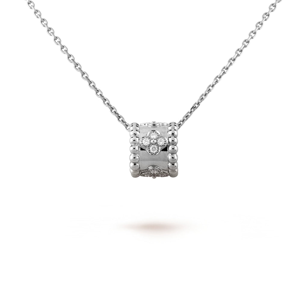 ??MIRA?¡¥PERLEE PEDANT SIVLER DIAMOND NECKLACE