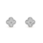??MIRA?¡¥CLOVER MINI DIAMOND STUD EARRINGS