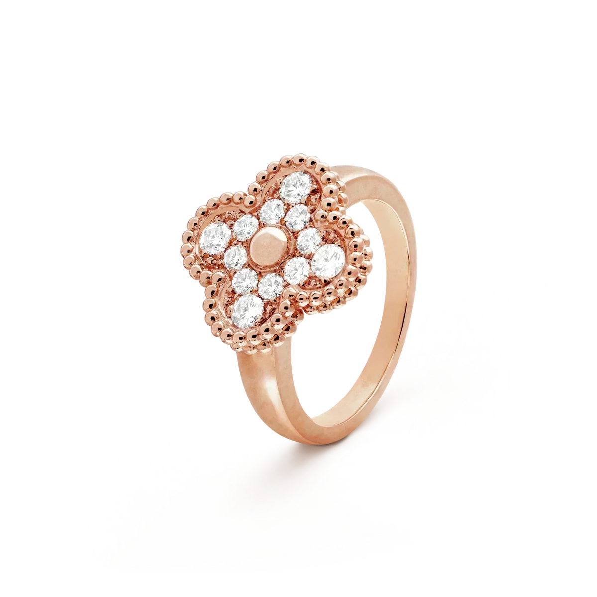 ??MIRA?¡¥CLOVER DIAMOND RING