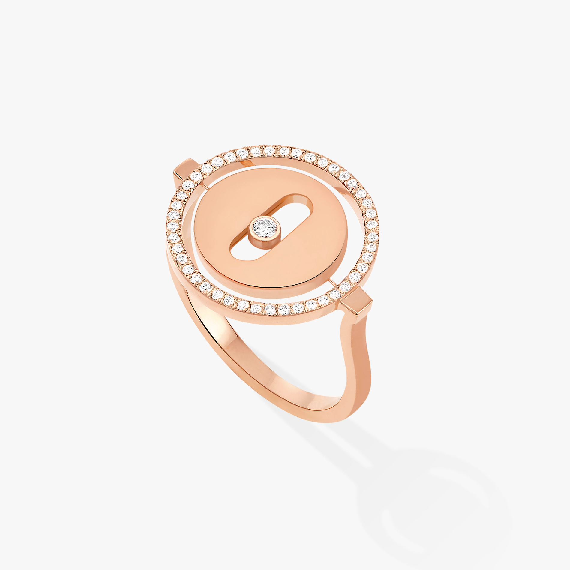 [MIRA]  MOVE PINK GOLD DIAMOND RING