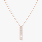[MIRA] MY FIRST DIAMOND PAVED NECKLACE