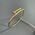 [MIRA] JUSTE BRACELET 2.5MM DIAMONDS NEW