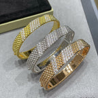 [MIRA]  PERLEE DIAMOND BRACELET ,5-ROW DIAMOND-SET DESIGN