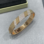 [MIRA]  PERLEE DIAMOND BRACELET ,5-ROW DIAMOND-SET DESIGN
