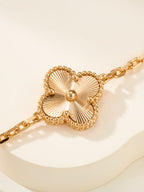 [MIRA]New  CLOVER 5 MOTIFS  PINK MOP BRACELET COLLECTION
