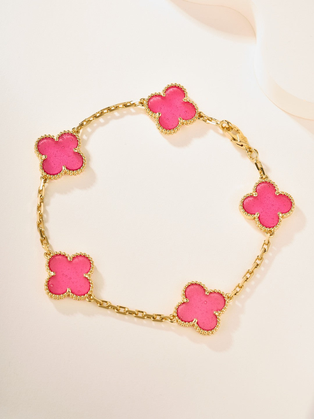 [MIRA] 2026 NEW PINK BUBBLE ENAMEL BRACELET