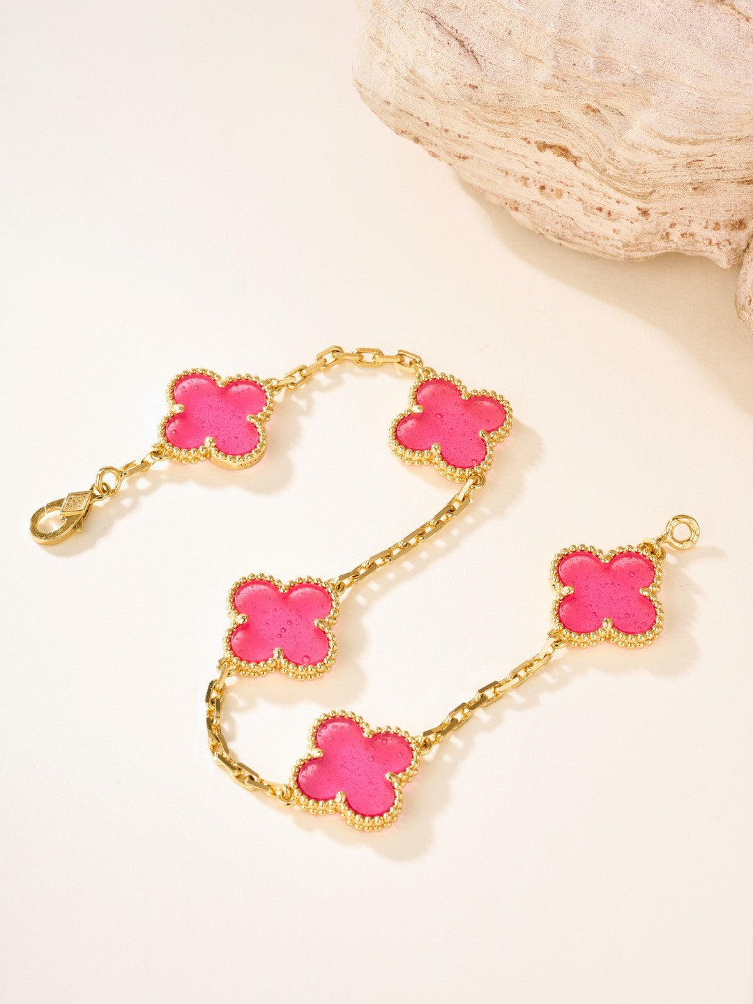 [MIRA] 2026 NEW PINK BUBBLE ENAMEL BRACELET