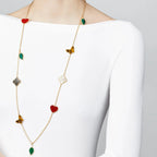 [MIRA] Lucky Alhambra Long Necklace-12 Designs