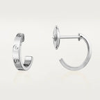 ??MIRA?¡¥LOVE EARRINGS 2.65MM SILVER