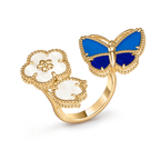 [MIRA] 2026 NEW MODEL SPRING LUCKY 3 MOTIF GOLD RING