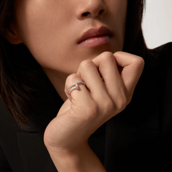 ??MIRA?¡¥JUSTE RING 1.8MM SILVER DIAMONDS